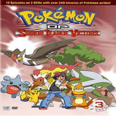 Pokemon Dp: Sinnoh League Victors Set 3 (포켓몬 DP 시노 리그 빅터스 3)(지역코드1)(한글무자막)(DVD)