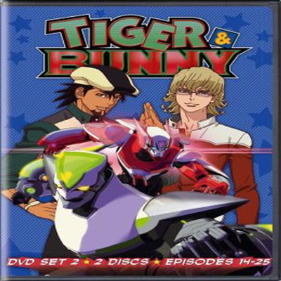 Tiger &amp; Bunny Set 2 (타이거 &amp; 버니 2)(지역코드1)(한글무자막)(DVD)