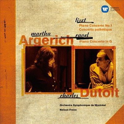 리스트: 피아노 협주곡 1번 &amp; 라벨: 피아노 협주곡 (Liszt: Piano Concerto No.1 &amp; Ravel: Piano Concerto G major) (일본반)(CD) - Martha Argerich