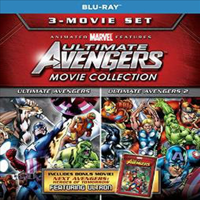 Ultimate Avengers 3 Movie Collection (얼티메이트 어벤저스 3 무비 컬렉션) (한글무자막)(Blu-ray)