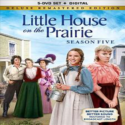 Little House On The Prairie: Season 5 (지역코드1)(한글무자막)(Deluxe Remastered Edition DVD + UltraViolet Digital Copy) (초원의 집: 시즌 5)