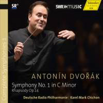 드보르작: 교향곡 1번 &#39;즐로니체의 종&#39; &amp; 광시곡 (Dvorak: Symphony No.1 &#39;The Bells Of Zlonice&#39; &amp; Rhapsody In A Minor, Op. 14 )(CD) - Karel Mark Chichon