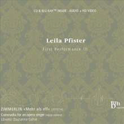 침머를린: 성악 작품집 (Zimmerlin: Works for Mezzosoprano) (CD + Blu-ray Audio) - Leila Pfister