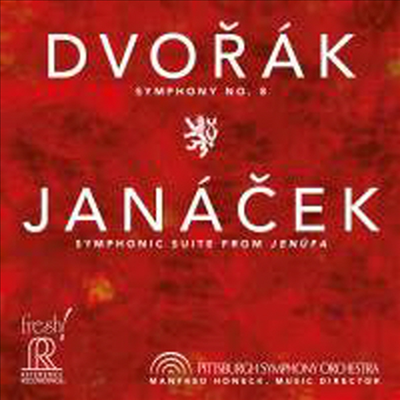 드보르작: 교향곡 8번 & 야나첵: 예누파 모음곡 (Dvorak: Symphony No.8 & Janacek: Jenufa Suite) (SACD Hybrid) - Manfred Honeck