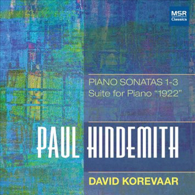 힌데미트: 피아노 소나타 1번 - 3번 (Hindemith: Piano Sonatas Nos.1 - 3)(CD) - David Korevaar