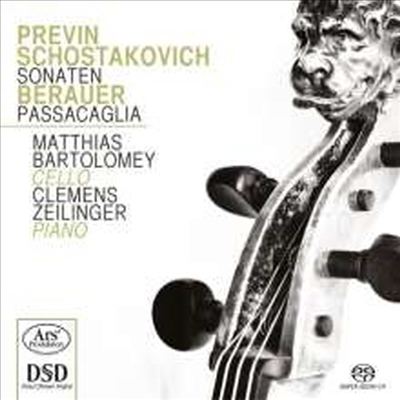 프레빈 & 쇼스타코비치: 첼로 소나타 (Previn & Shostakovich: Cello Sonatas) (SACD Hybrid) - Matthias Bartolomey