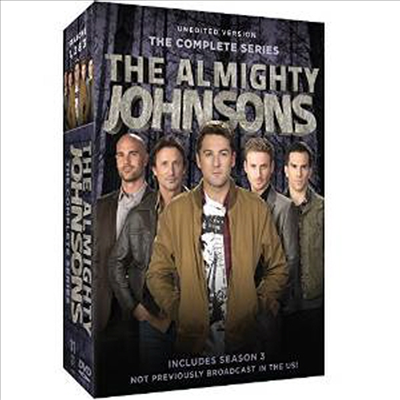 The Almighty Johnsons: The Complete Series - Seasons 1, 2 & 3 (올마이티 존슨즈: 시즌 1, 2 & 3)(지역코드1)(한글무자막)(DVD)