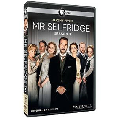 Masterpiece: Mr. Selfridge - Season 3 (미스터 셀프리지: 시즌 3)(지역코드1)(한글무자막)(DVD)