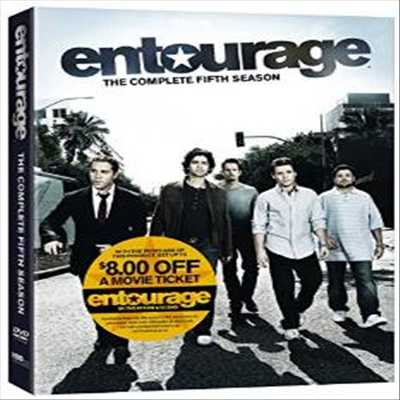 Entourage: The Complete Fifth Season (안투라지: 시즌 5)(지역코드1)(한글무자막)(DVD)