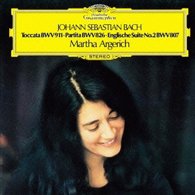 바흐: 토카타, 파르티타 2번, 영국 모음곡 2번 (Bach: Toccata In C Minor. Partita No.2. English Suite No.2) (SHM-CD)(일본반) - Martha Argerich