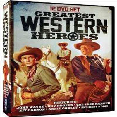 Greatest Western Heroes: John Wayne - Roy Rogers - The Lone Ranger - Kit Carson - Annie Oakley - Gabby Hayes - Cisco Kid - Angel and the Badman - McLintock! + many more!(한글무자막)(DVD)