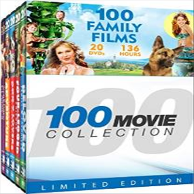 100 Family Films: Jack and the Beanstalk - Rescue from Gilligan's Island - The Inspector General - Spy School - Royal Wedding - Misty - Lassie - Till the Clouds Roll By + 92 more!(지역코드1)(한글무자