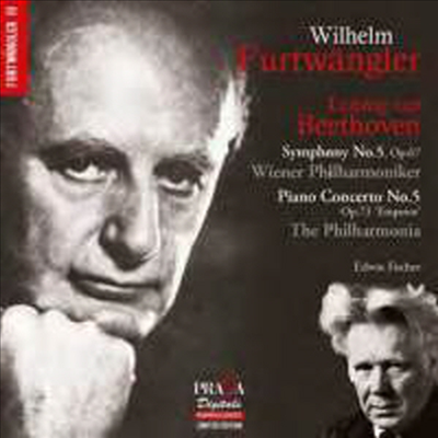 베토벤: 피아노 협주곡 5번 &#39;황제&#39; &amp; 교향곡 5번 (Beethoven: Piano Concerto No.5 &#39;Emperor&#39; &amp; Symphony No.5) (SACD Hybrid) - Edwin Fischer