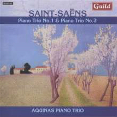 생상스: 피아노 삼중주 1번 & 2번 (Saint-Saens: Piano Trios Nos.1 & 2)(CD) - Aquinas Piano Trio