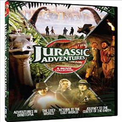 Jurassic Adventures: 4-Movie Collection - The Lost World / Return To The Lost World / Journey To The Center Of Earth / Adventures In Dinotopia (쥬라식 어드벤쳐스)(지역코드1)(한글무자막)(DVD)