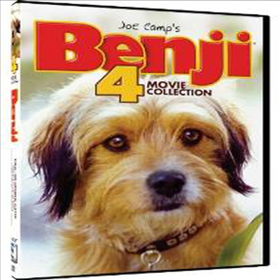 Benji - 4 Movie Set - Benji - Benji: Off the Leash - For the Love of Benji - Benji&#39;s Very Own Christmas Story (벤지)(지역코드1)(한글무자막)(DVD)