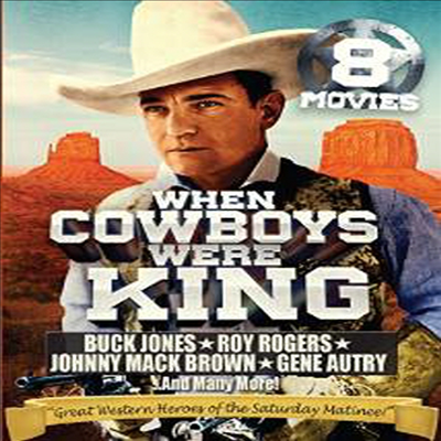 When Cowboys Were King: 8 Movies Collection (왠 카우보이스 월 킹: 8 무비스 컬렉션)(지역코드1)(한글무자막)(DVD)