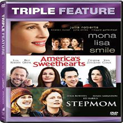 Mona Lisa Smile / America's Sweethearts / Stepmom: Triple Feature (모나리자 스마일 / 아메리칸 스윗하트 / 스텝맘)(지역코드1)(한글무자막)(DVD)