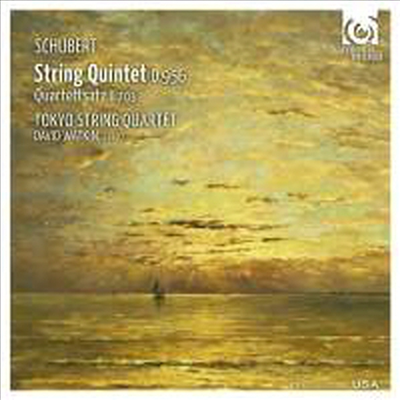 슈베르트: 현악 사중주 12번 &#39;크바르테트자츠&#39; &amp; 현악 오중주 (Schubert: Quintet in C D956 &amp; String Quartet No.12 &#39;Quartettsatz&#39; D703) (SACD Hybrid) - Tokyo String Quartet