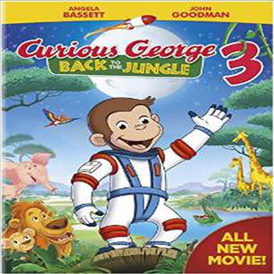 Curious George 3: Back To The Jungle (큐리어스 조지 3: 백 투 더 정글)(지역코드1)(한글무자막)(DVD)