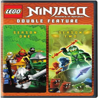 Lego Ninjago: Masters Of Spinjitzu Double Feature - Season 1-2 (레고 닌자고: 마스터스 오브 스핀짓주 - 시즌 1-2)(지역코드1)(한글무자막)(DVD)