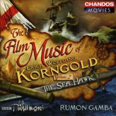 코른골드 영화 음악 2집 - 씨 호크 (The Film Music of Erich Korngold Vol.2 - The Sea Hawk)(CD) - Rumon Gamba