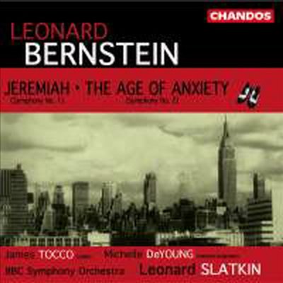 번스타인: 교향곡 1번 '예레미야' & 2번 '불안의 시대' (Bernstein: Symphonies Nos.1 'Jeremiah' & 2 'The Age Of Anxiety')(CD) - Leonard Slatkin