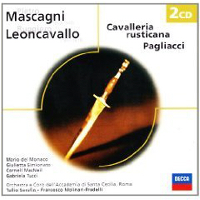마스카니: 카발레리아 루스티카나, 레온카발로: 팔리아치 (Mascagni: Cavalleria Rusticana, Leoncavallo: I Pagliacci) (Remastered)(2CD) - Giulietta Simionato
