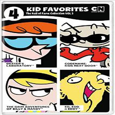 4 Kid Favorites Cartoon Network: Hall of Fame #3(지역코드1)(한글무자막)(DVD)