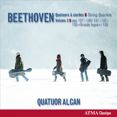 베토벤: 현악 사중주 12-16번, 대푸가 (Beethoven: String Quartet No.12-16, Grosse Fuge) (3CD) - Alcan String Quartet