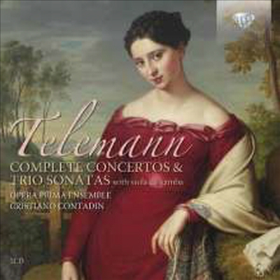 텔레만: 협주곡과 트리오 소나타 전집 (Telemann: Complete Concertos &amp; Trio) (5CD Boxset) - Cristiano Contadin