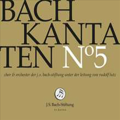 바흐: 칸타타 에디션 5집 (Bach: Catatas Edition Vol.5)(CD) - Rudolf Lutz