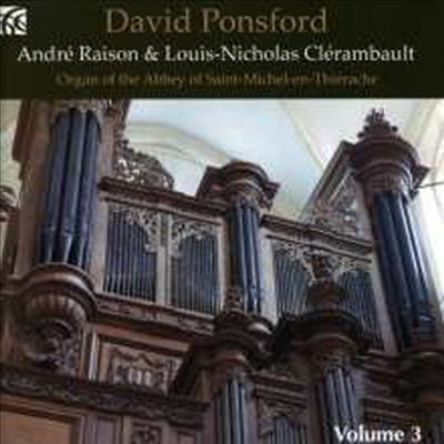 프랑스 오르간 작품 3집 (French Organ Works Vol.3)(CD) - David Ponsford