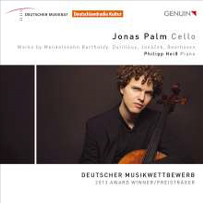 멘델스존, 뒤티에, 야나첵, 베토벤: 첼로 소나타와 작품집 (Jonas Palm - Works For Cello)(CD) - Jonas Palm