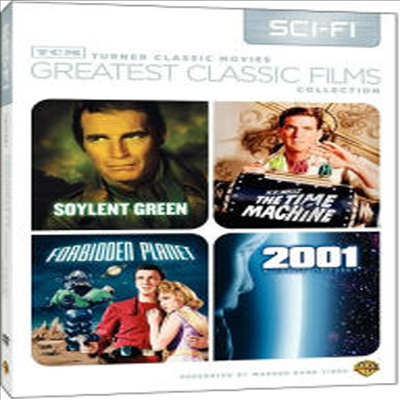 2001 A Space Odyssey / Soylent Green / Forbidden Planet / The Time Machine 1960 (2001 스페이스 오디세이 / 소일렌트 그린 / 금지된 세계 / 타임 머신)(지역코드1)(한글무자막)(DVD)