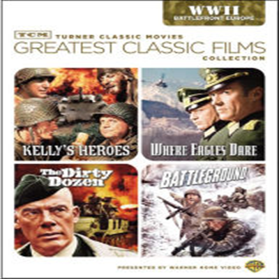 Kelly's Heroes / Where Eagles Dare / The Dirty Dozen / Battleground (켈리의 영웅들 / 독수리 요새 / 특공대작전 / 배틀그라운드)(지역코드1)(한글무자막)(DVD)