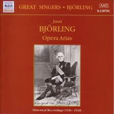 Great Singers - 유시 비욜링 : 오페라 아리아 (Jussi Bjorling - Opera Arias)(CD) - Jussi Bjorling