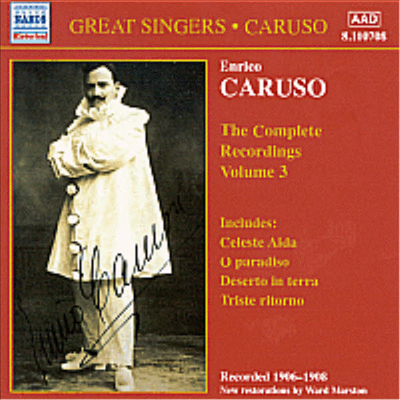 Great Singers - 엔리코 카루소 : 레코딩 전집 3집 (Enrico Caruso : The Complete Recordings Vol.3)(CD) - Enrico Caruso