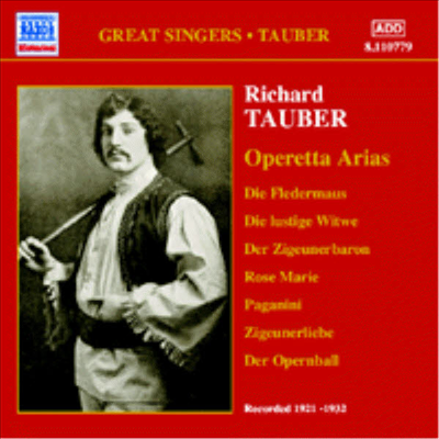 Great Singers - 리하르트 타우버 (오페레타 아리아) (Richard Tauber - Operetta Arias)(CD) - Richard Tauber