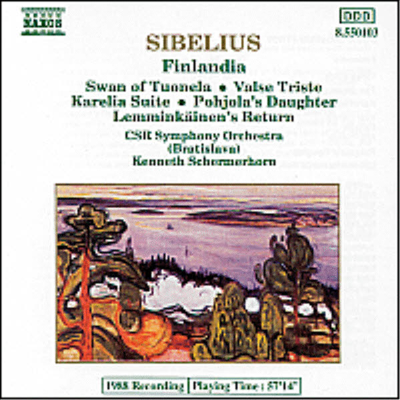 시벨리우스 : 핀란디아, 투오넬라의 백조 (Sibelius : Finlandia, Swan Of Tuonela)(CD) - Kenneth Schermerhorn