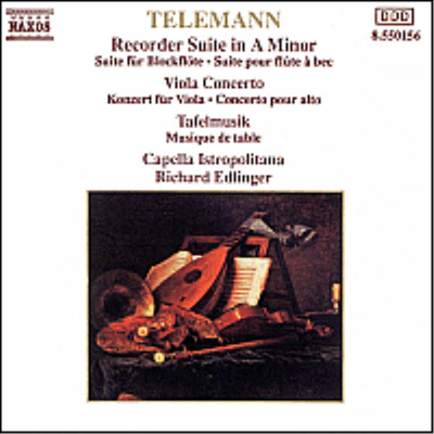 텔레만 : 리코더 모음곡 A 단조, 비올라 협주곡 (Telemann : Recorder Suite in A minor, Viola Concerto)(CD) - Ladislav Kyselak