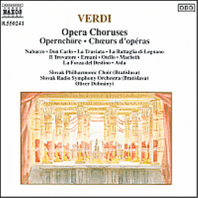 베르디 : 오페라 합창곡집 (Verdi : Opera Choruses)(CD) - Oliver Dohnanyi