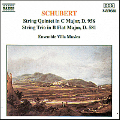 슈베르트 : 현악 오중주 D.956, 현악 삼중주 D.581 (Schubert : String Quintet D.956, String Trio D.581)(CD) - Ensemble Villa Musica
