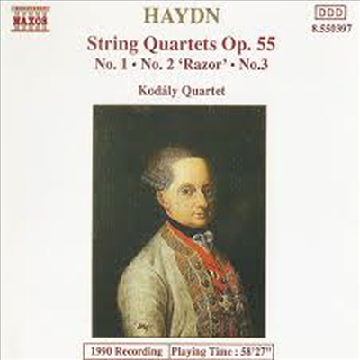 하이든 : 현악 사중주 45-47번 (Haydn : String Quartets No.45-47 Op.55-1~3)(CD) - Kodaly Quartet