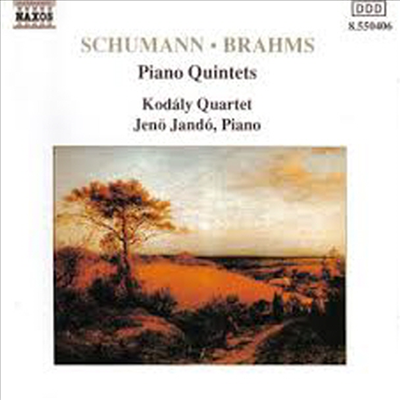 슈만, 브람스 : 피아노 오중주 (Schumann, Brahms : Piano Quintets)(CD) - Jeno Jando