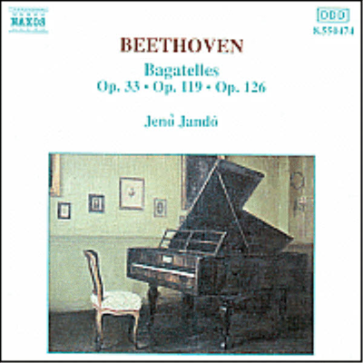 베토벤 : 바가텔 작품 33, 작품 119, 작품 126 (Beethoven : Bagatelles, Op.33, Op.119, Op.126)(CD) - Jeno Jando