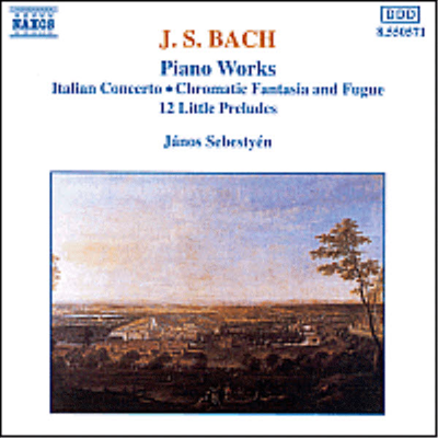 바흐 : 피아노 작품집 - 이탈리아 협주곡, 환상곡과 푸가 (Bach : Piano Works - Italian Concerto, Fantasia And Fugue)(CD) - Janos Sebestyen