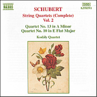 슈베르트 : 현악 사중주 10, 13번 (Schubert : String Quartet, Vol.2 - No.10 D.87, No.13 D.804)(CD) - Kodaly Quartet