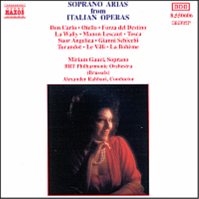 이탈리아 오페라의 소프라노 아리아 (Soprano Arias From Italian Operas)(CD) - Miriam Gauci