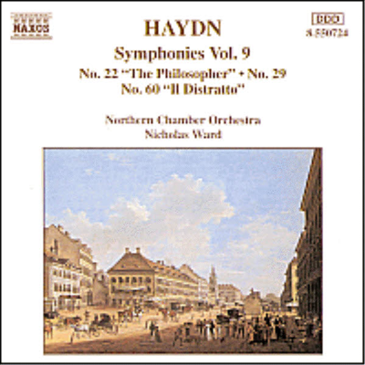 하이든 : 교향곡 9집 - 22번, 29번, 60번 (Haydn : Symphonies No.9 - No.22, No.29, No.60)(CD) - Nicholas Ward